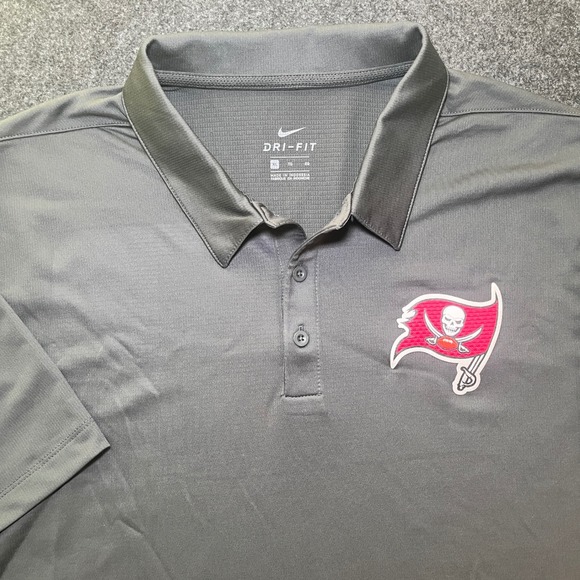 Nike Other - Nike Polo Shirt Mens XL Grey Excellent Tampa Bay Buccaneers Dri-FIT Golf XL